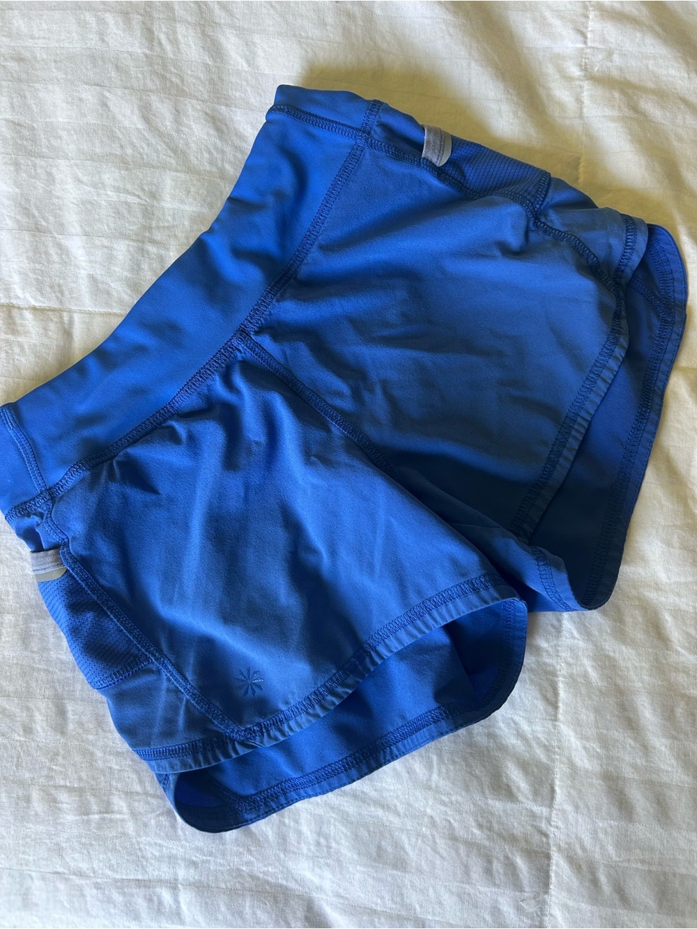 Athleta Girl Blue Athletic Running Shorts S 7-8